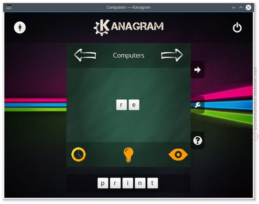 kanagram Screenshot