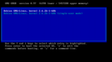 grub screenshot