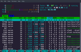 htop screenshot