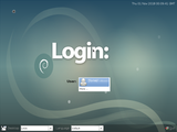 http://screenshots.debian.net/screenshot/lxdm