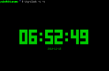 tty-clock screenshot