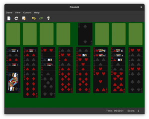 GNOME solitaire card game collection
