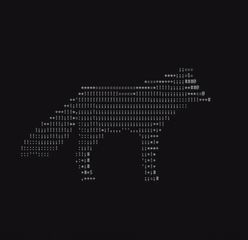 Viewer of 3D models in ASCII