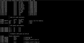 Motorola DSP56001 assembler