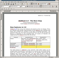 WYSIWYG word processor based on GTK2/GNOME2