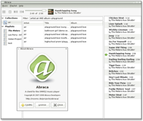 Simple and powerful graphical client for XMMS2