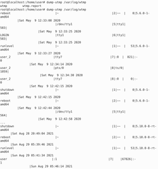 GNU Accounting utilities for process and login accounting