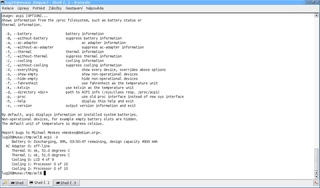 displays information on ACPI devices