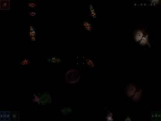 Action game in four spatial dimensions