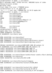 Unix utility for tracking down wasted disk space