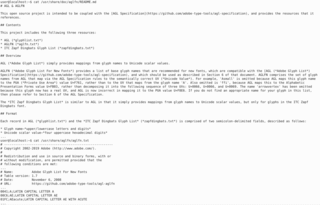 Adobe Glyph List For New Fonts