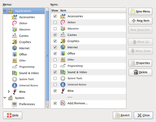 easy GNOME menu editing tool