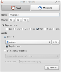 alarm properties