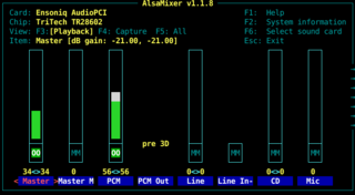 Utilities for configuring and using ALSA