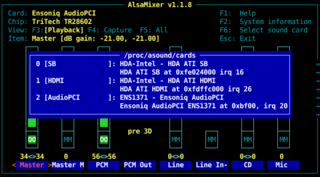 Utilities for configuring and using ALSA