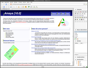 Web Browser, HTML Editor and Testbed for Draft W3C standards