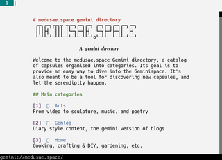 Fancy terminal browser for the Gemini protocol