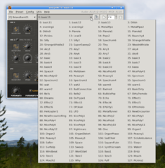 two oscillators software synthesizer