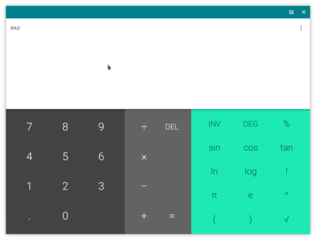 Android Calculator in Anbox