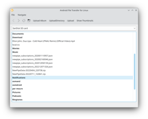 reliable MTP client with minimalistic UI