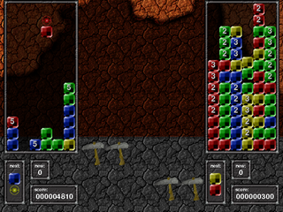Angry Drunken Dwarves - falling blocks puzzle game