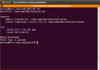 Java based build tool like make
