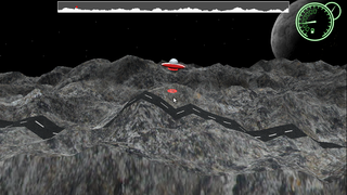 Multiplayer flying saucer racing game