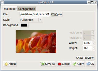 front-end for wallpapersetter