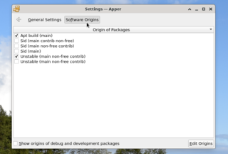 KDE package management tool using PackageKit