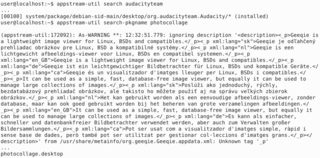 Utility to work with AppStream metadata