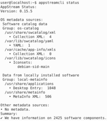 Software component metadata management