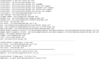 compare: "apt-file" and "dpkg-query -S" (offline)