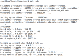 install apt-listdifferences and download source