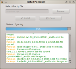 offline APT package manager - GUI