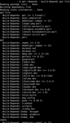recursively lists package dependencies