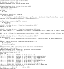 manage Debian source packages
