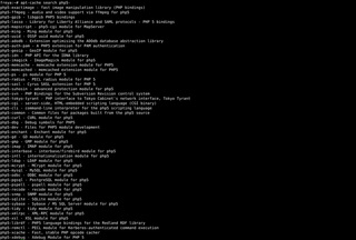 apt-cache searching