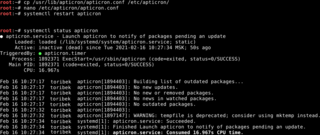 copy, edit "config" and restart by systemctl