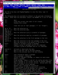 help aptitude-keybindings 1 from 3