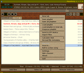 gapless Gtk-based audio player