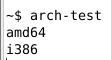 detect architectures supported by your machine/kernel