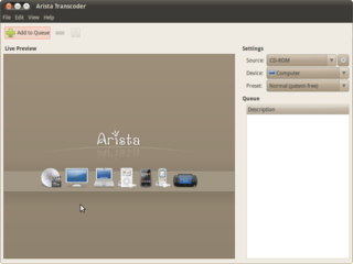 Arista Transcoder in Ubuntu 10.04
