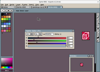 sprite and pixel art editor