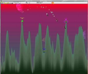 tank-battling game