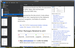 MATE document viewer