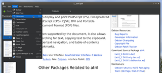 MATE document viewer