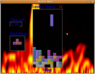 tetris-like game with a twist for Unix