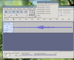 Ensoniq ES1371 - press "Play" - okey