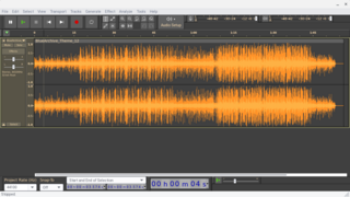 fast, cross-platform audio editor