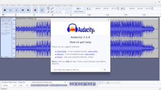 fast, cross-platform audio editor